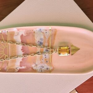 Goshwara Manhattan Citrine Pendant Necklace